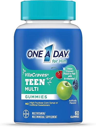 One A Day Gomitas multivitamínicas para adolescentes para él suplemento con vitamina A vitamina C vitamina D vitamina E y zinc para apoyo disponible en Yaxa Colombia