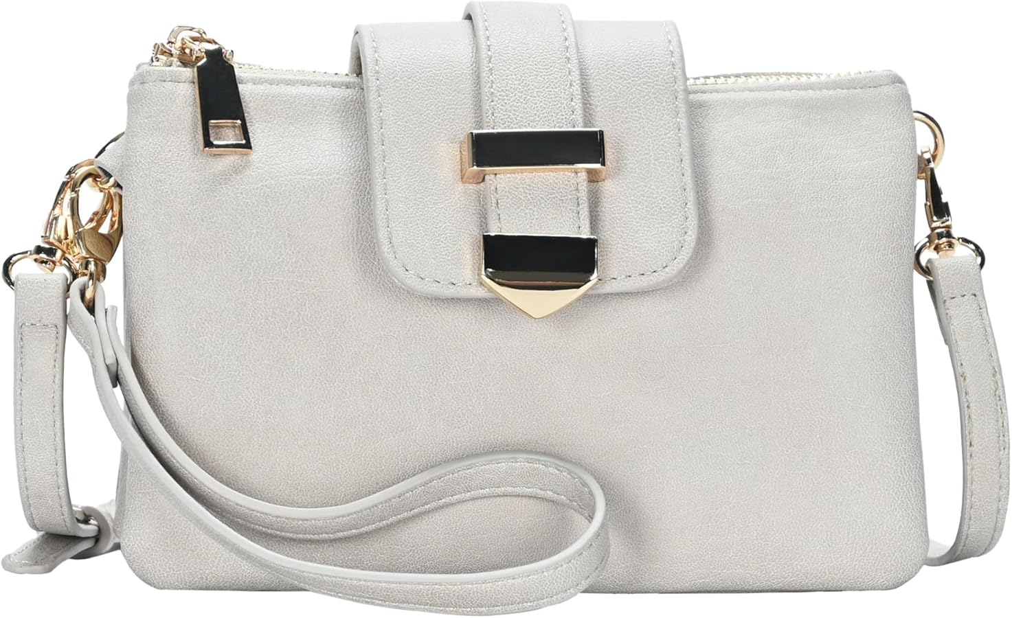MMS Brands Miztique Dara Convertible Crossbody (Bone) | Vegan