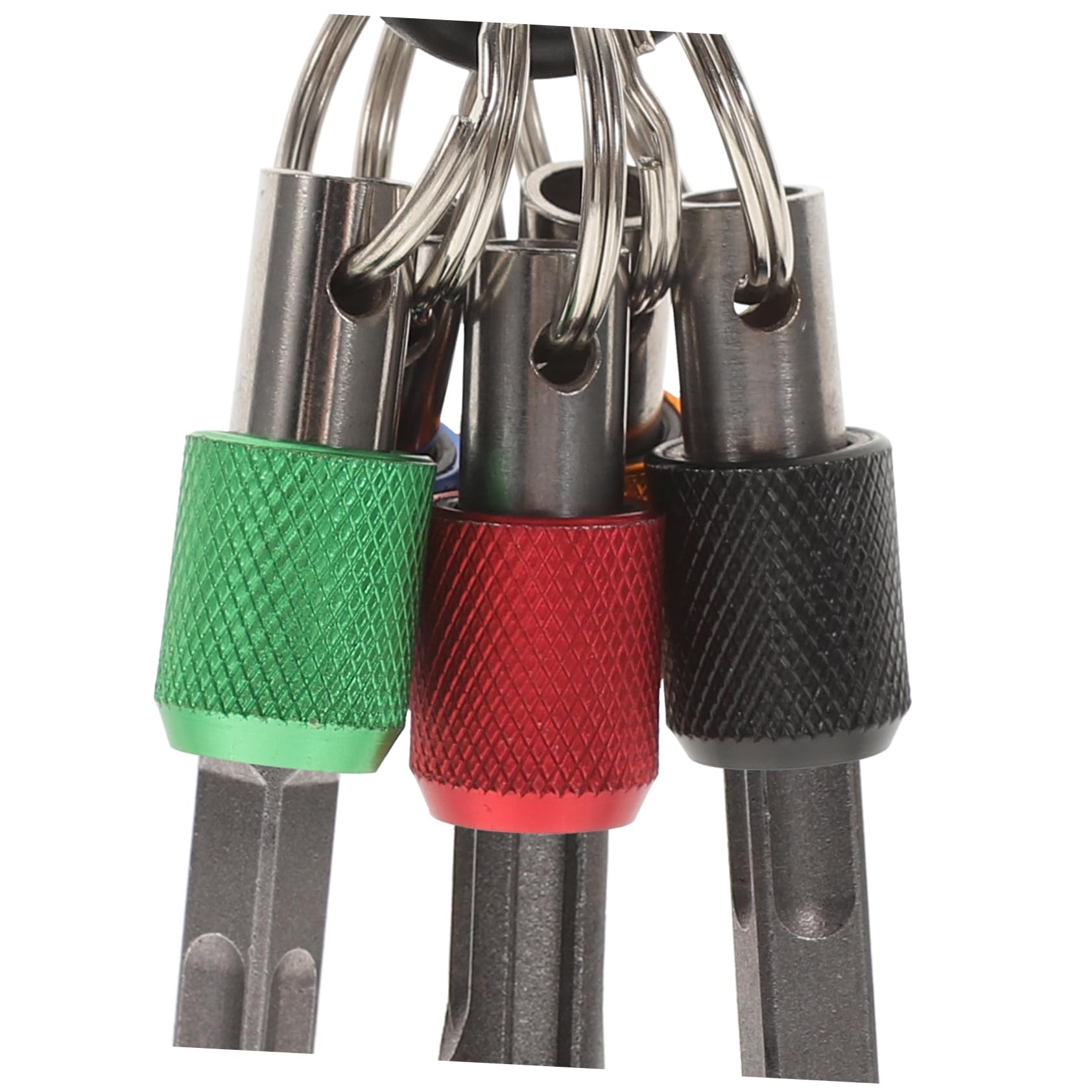 UKCOCO 3sets Porta Punte Per Avvitatore Con Portachiavi Supporto Estensibile Per Inserti Strumento Utile Per Riparazioni e Fai Da Te Design Compatto e Portatile Per Regali Padre e