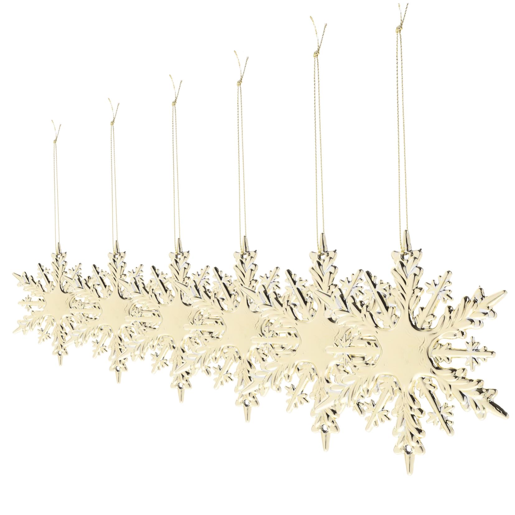 Cabilock Piezas Colgante De De Nieve De Navidad Adornos para Arboles De Navidad Guirnalda De Copos De Nieve Adorno Colgante De De Nieve Adornos De Navidad El Plastico