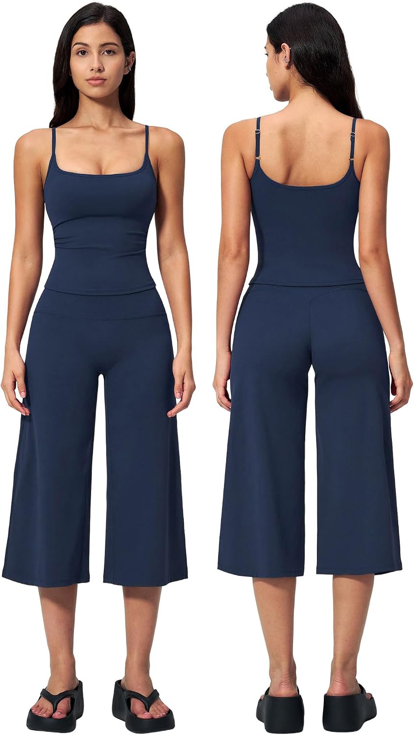 Workout Sets for Women Two Piece Matching Work Yoga Pilates Outfits image 3