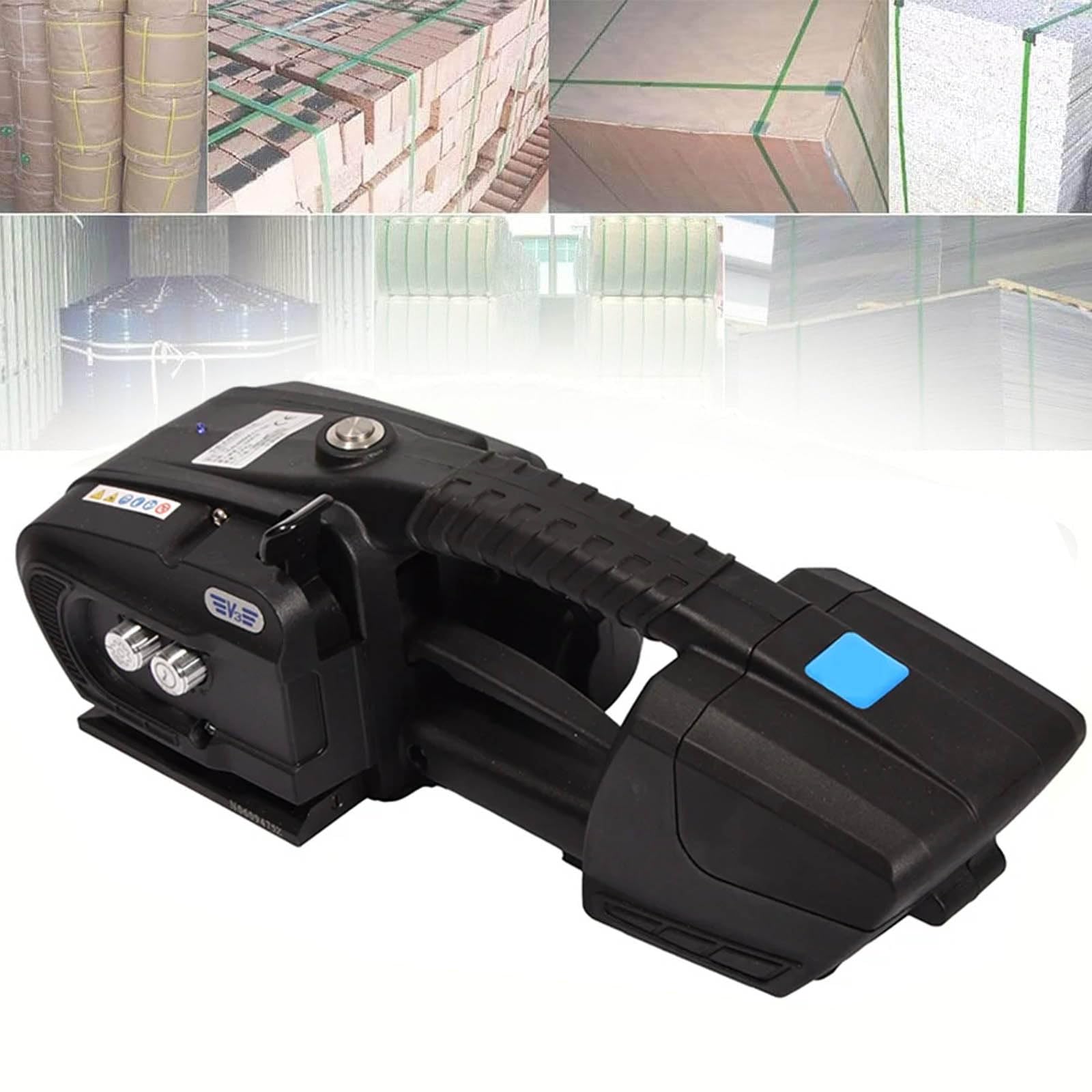 Eiwitany Portable Electric Strapping Machine - 13-16mm Banding Tool, Automatic Packaging for Pallet Banding, Logistics, E-commerce, Supermarkets,