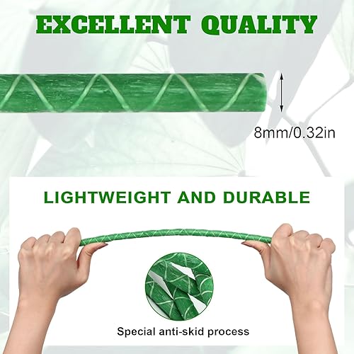 Miniatura 7 de Juego de 219 estacas de jardín, estacas de fibra de vidrio, soportes y accesorios, kit de enrejado para jaulas de tomate, estacas de verduras,