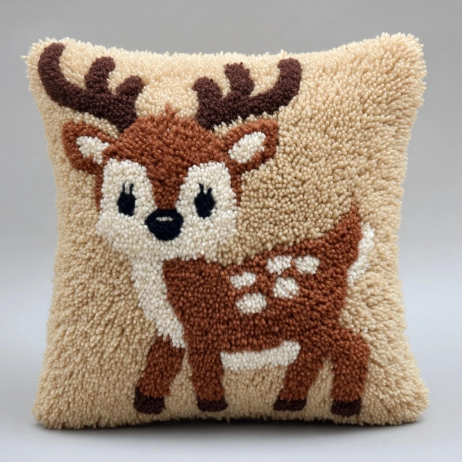 AxiangziK Latch Hook Cushion Kits,Deer