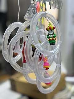 Noor Branch Rings Fananees Worm 10 Rings Hanging Toy Colorful Characters