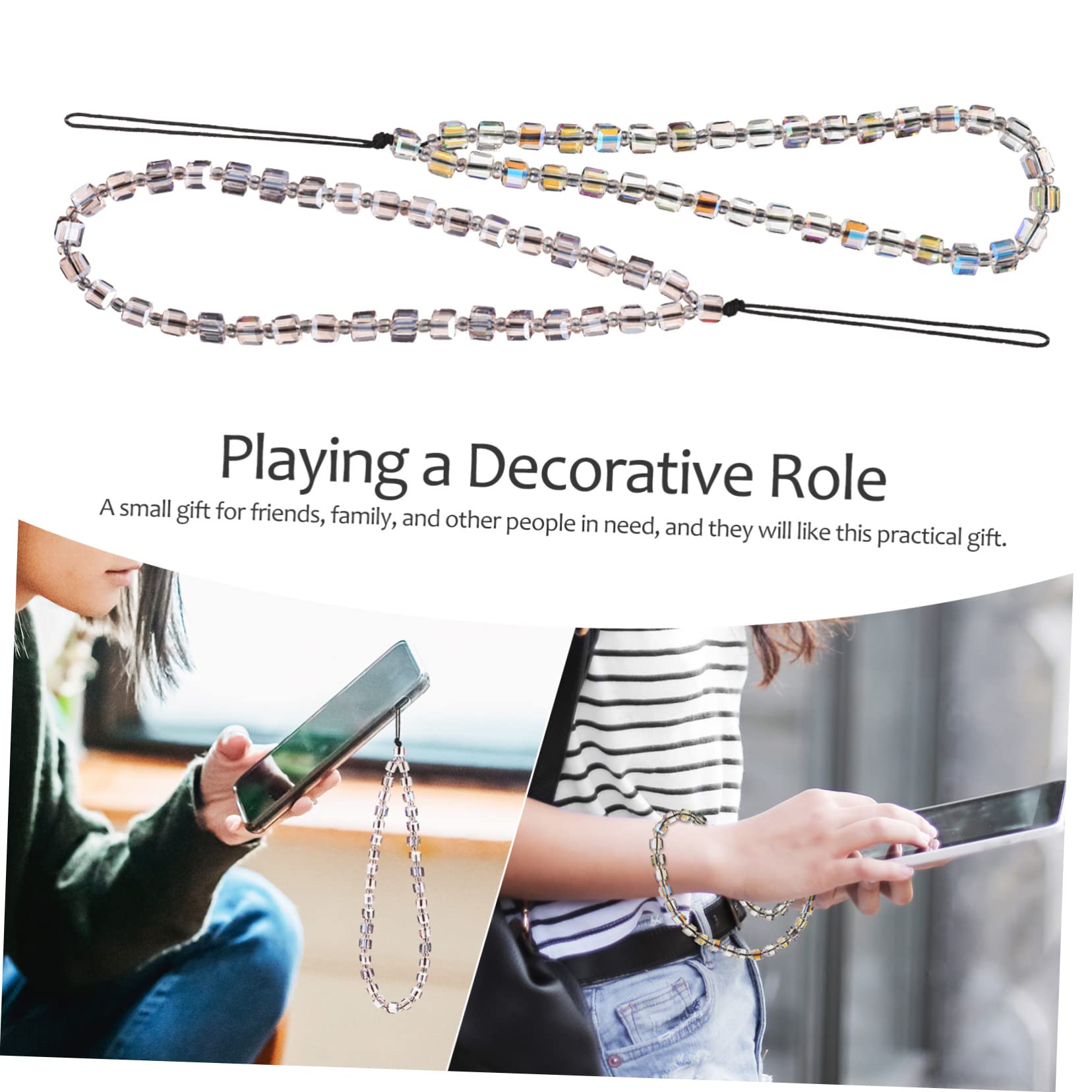 NUOBESTY Teléfono Móvil Cristal Y Evitar Pérdidas Y Decorar Accesorios Compatible Con Fundas De Teléfono