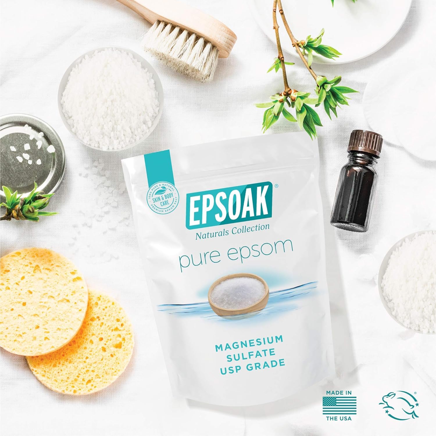 Epsoak Epsom Salt 5 lbs. Magnesium Sulfate USP