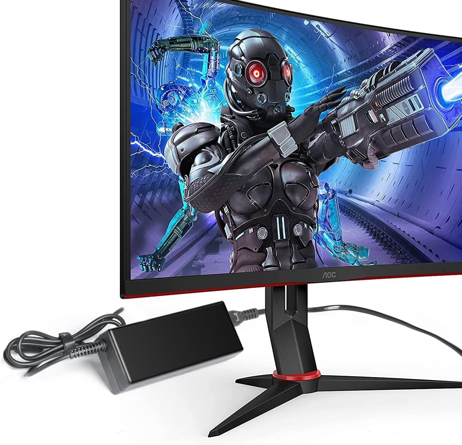 Alimentatore 20V 2.25A 45W Per Monitor MSI Optix, Philips, AOC - Adattatore AC Con Connettore 5.5x2.5mm - TAIFU