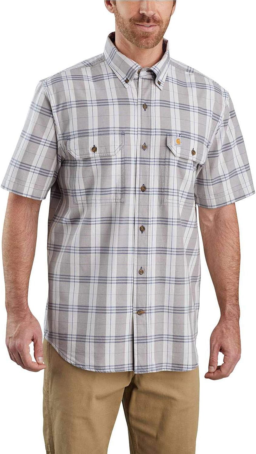 Carhartt Men's 104175 Original Fit Midweight Plaid Shirt XXXL Tall