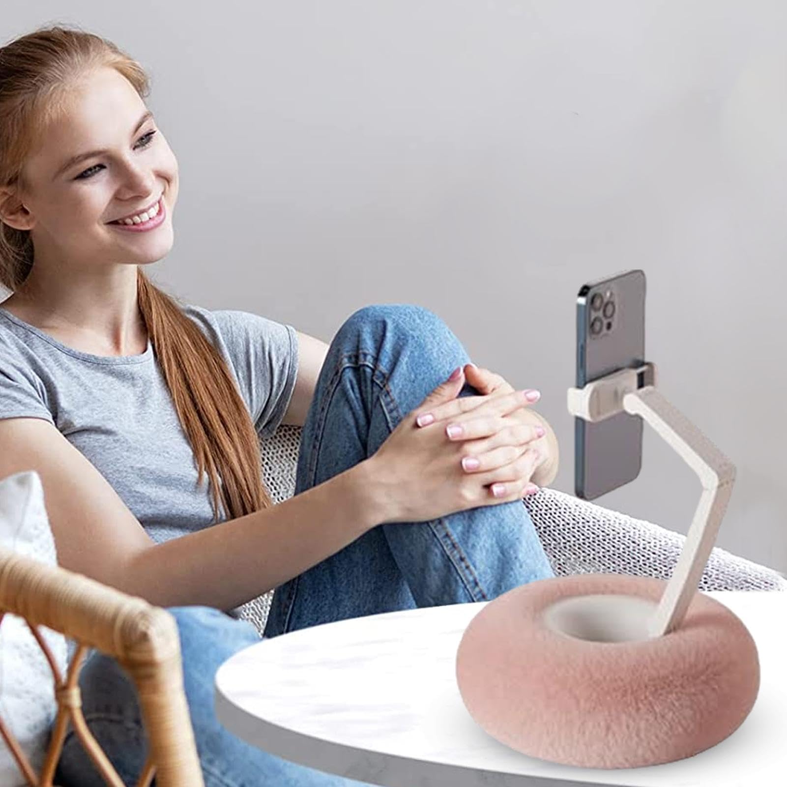 Cuscino porta telefono schermo,Snuggle schermo supporto del telefono