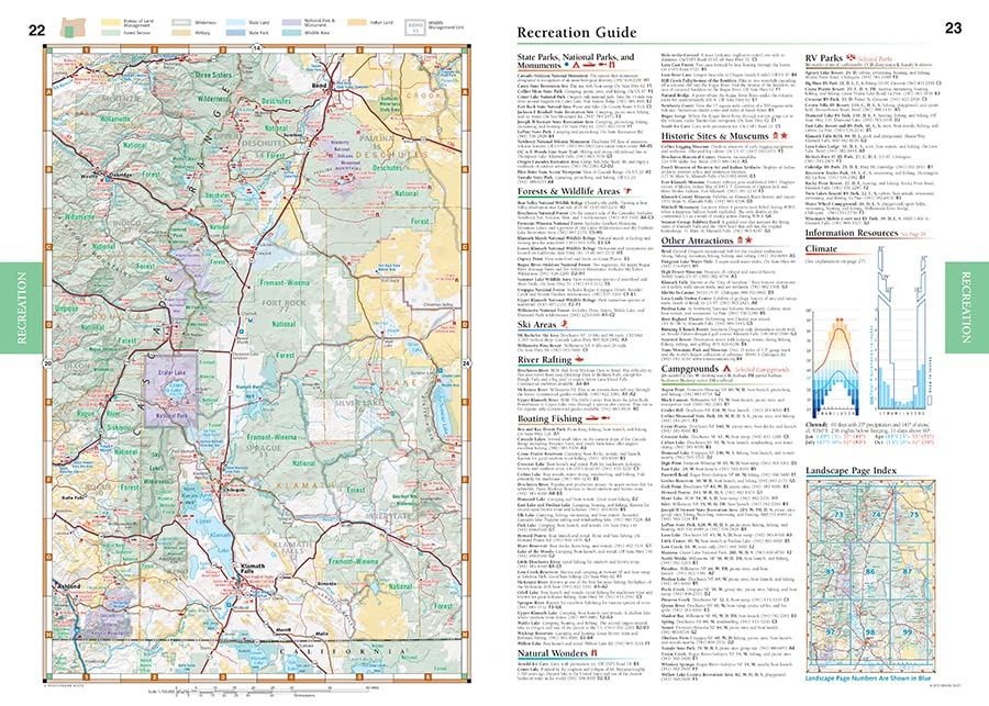 Oregon Road & Recreation Atlas (Benchmark Recreation Atlases) - Image 3