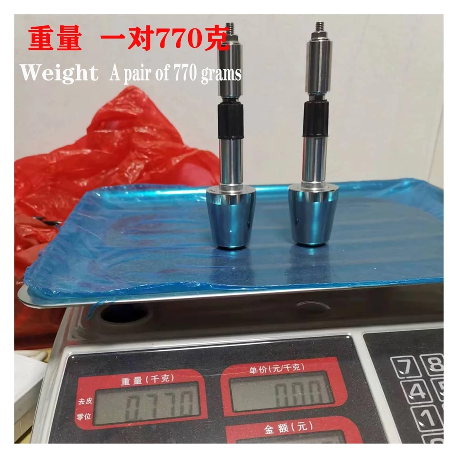 Tappi Terminali Impugnature 18 Mm-22 Mm Per Kawa&saki Per Ya&maha Per Suzuki Per Ho&nda Per Du&cati Pesi Per Cursori Del Manubrio Per Motociclette Terminali Manubrio