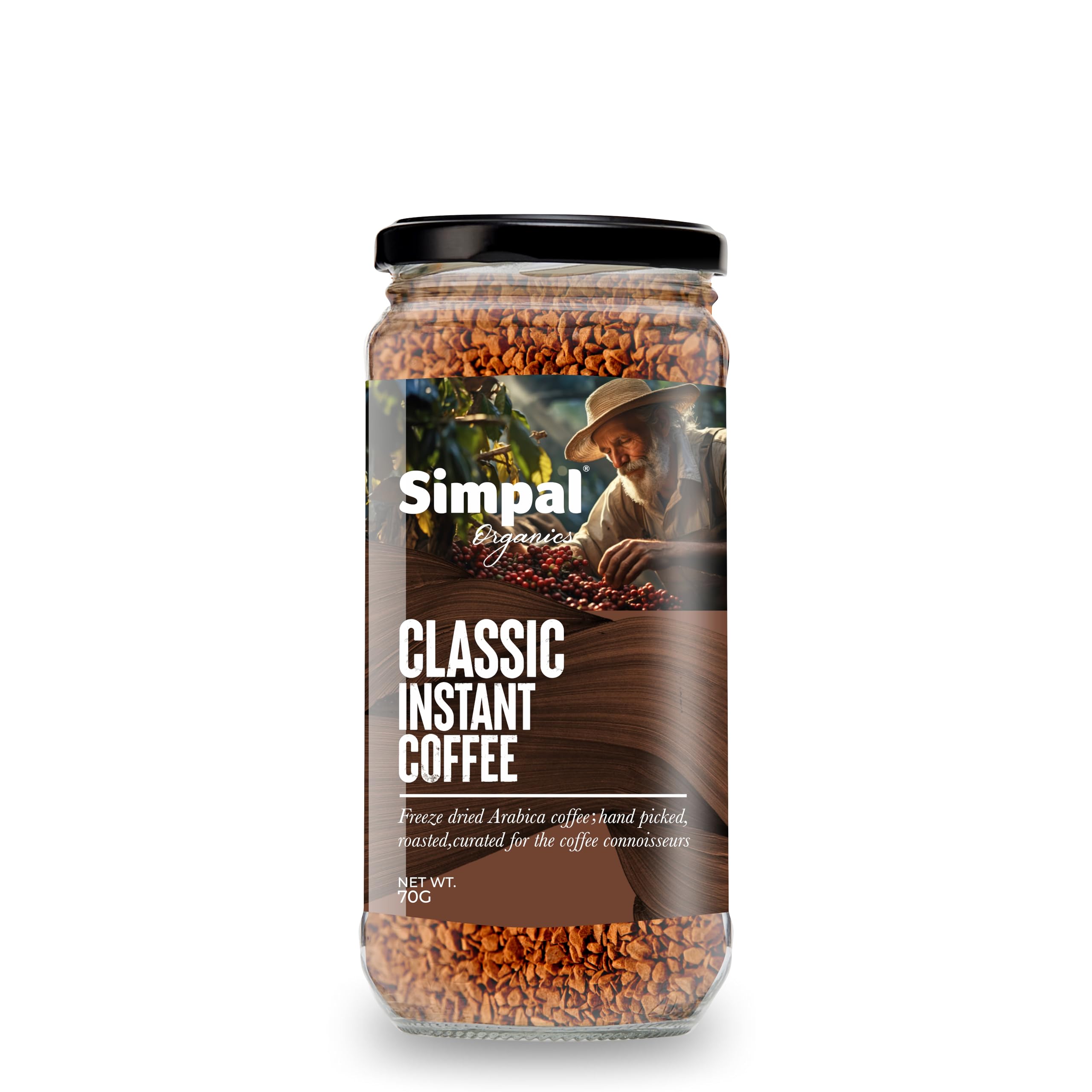 Simpal Organics Premium Arabica Classic Freeze Dried Instant Coffee (B0CJLR7DGW) Amazon Price History, Amazon Price Tracker