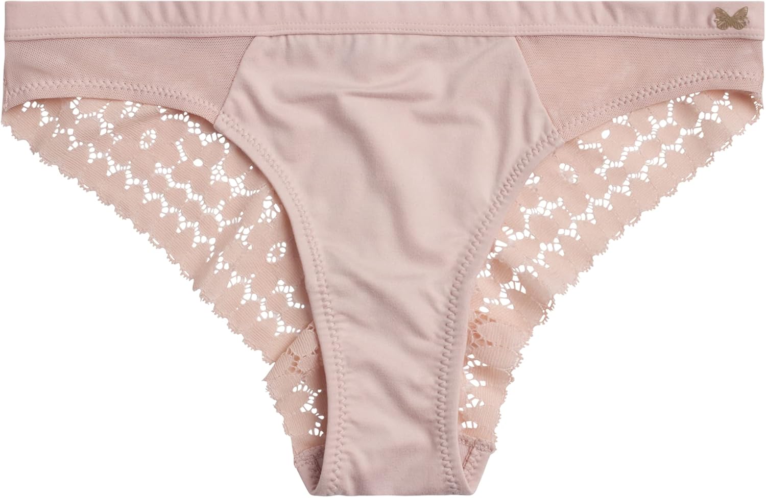 Jessica Simpson Women's Tanga Underwear - 3 Pack/6 Pack Soft Microfiber Lace Back Panties - Breathable Underwear for Women - Image 4