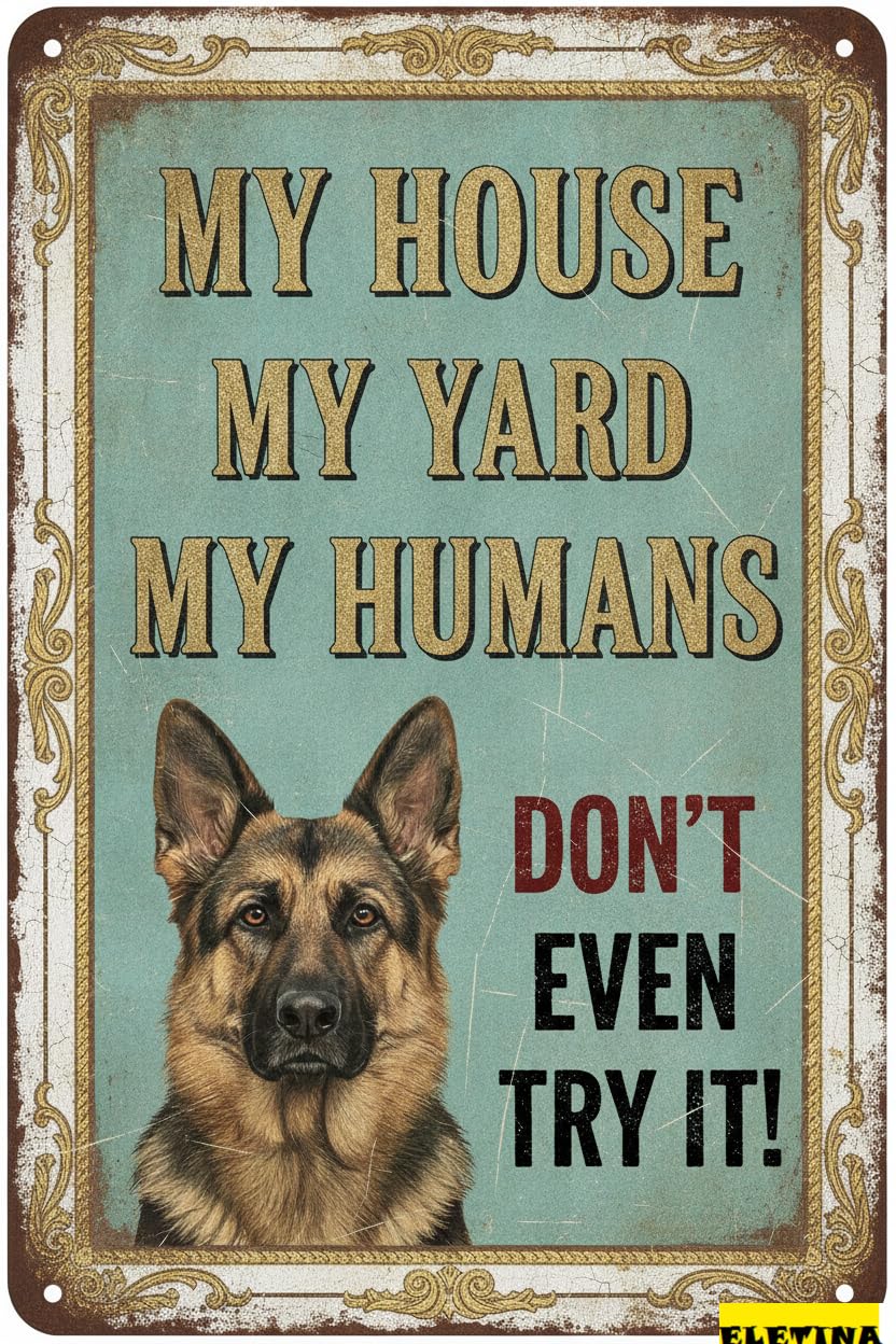 No Trespassing Keep Gate Closed Tin Sign, 12x8 Inch