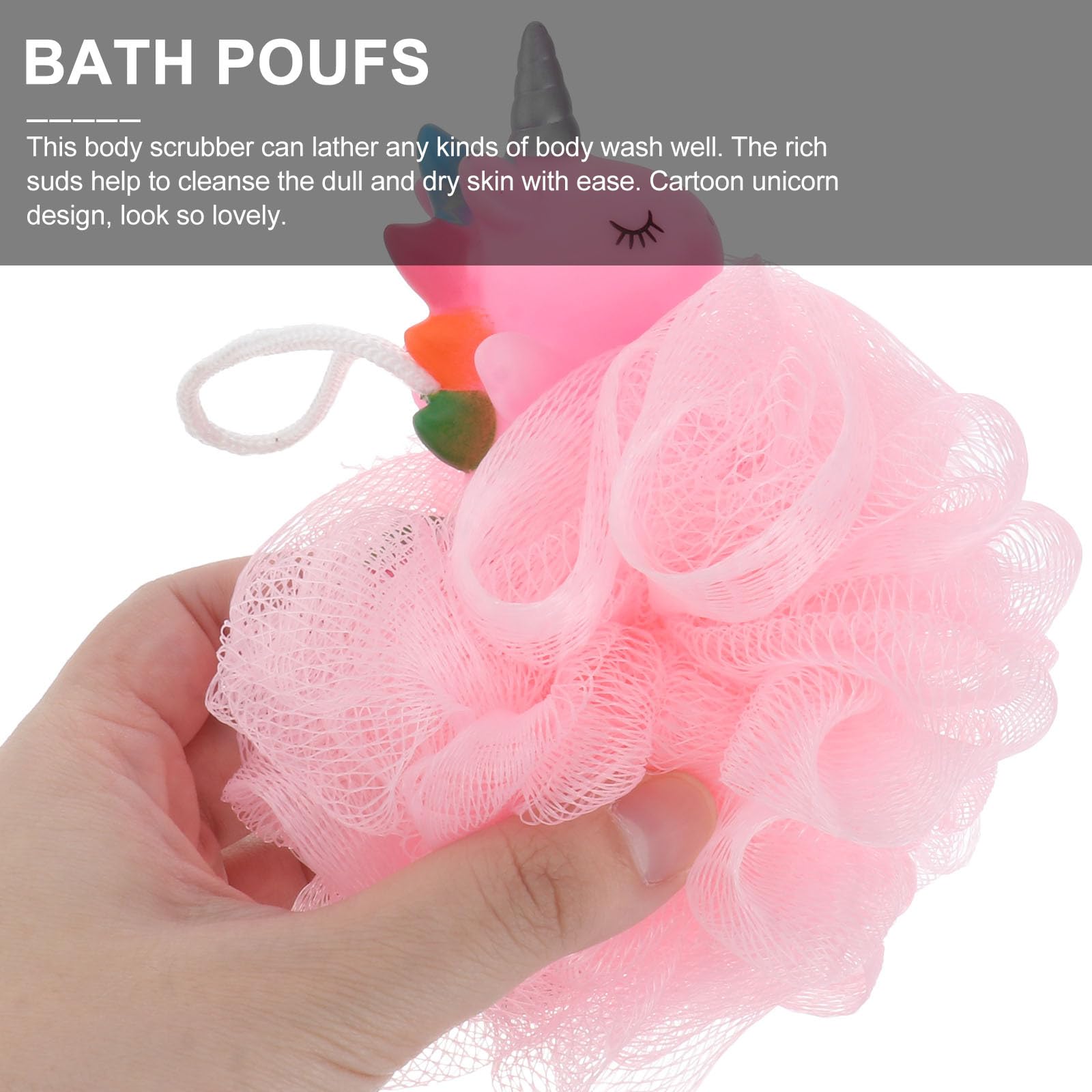 Amazon.com: 2pcs Unicorn Bath Ball Shower Wash Ball Body Wash for 