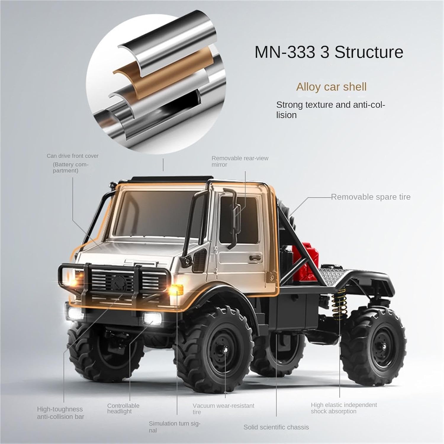 Huina 1538 1/14 26ch 4軸8輪 折り曲げ式クレーントラック Amazon.co