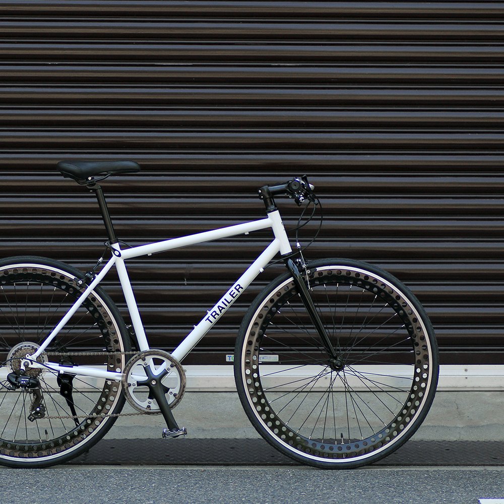 TRAILERトレイラー 700C シマノ6速 430mm クロスバイク 良品！TRAILERトレイラー 700C シマノ6速 430mm クロスバイク