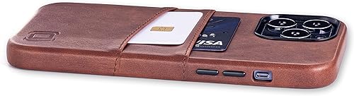 Miniatura 8 de Dockem Funda tipo cartera para iPhone 13 Pro Max con placa de metal integrada para montaje magnético y 2 bolsillos para tarjetas de crédito Exec M2,