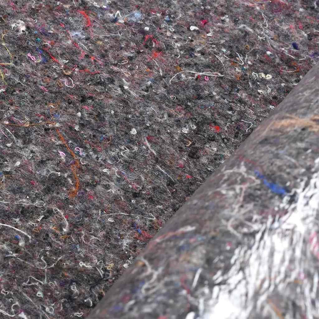 Rutschfeste Malervliese 2 Stück 25 m lang 220 g/m² Grau, Bodenschutzmatte und Schutzvlies für Renovieren, Streichen, Teppichschoner, Abdeckfolie