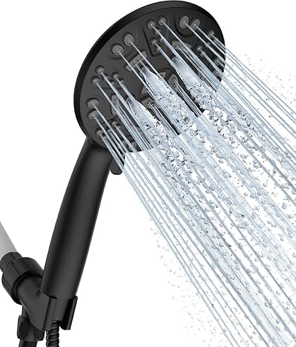 Cobbe 8 Functions Shower Head with handheld, High Pressure Shower