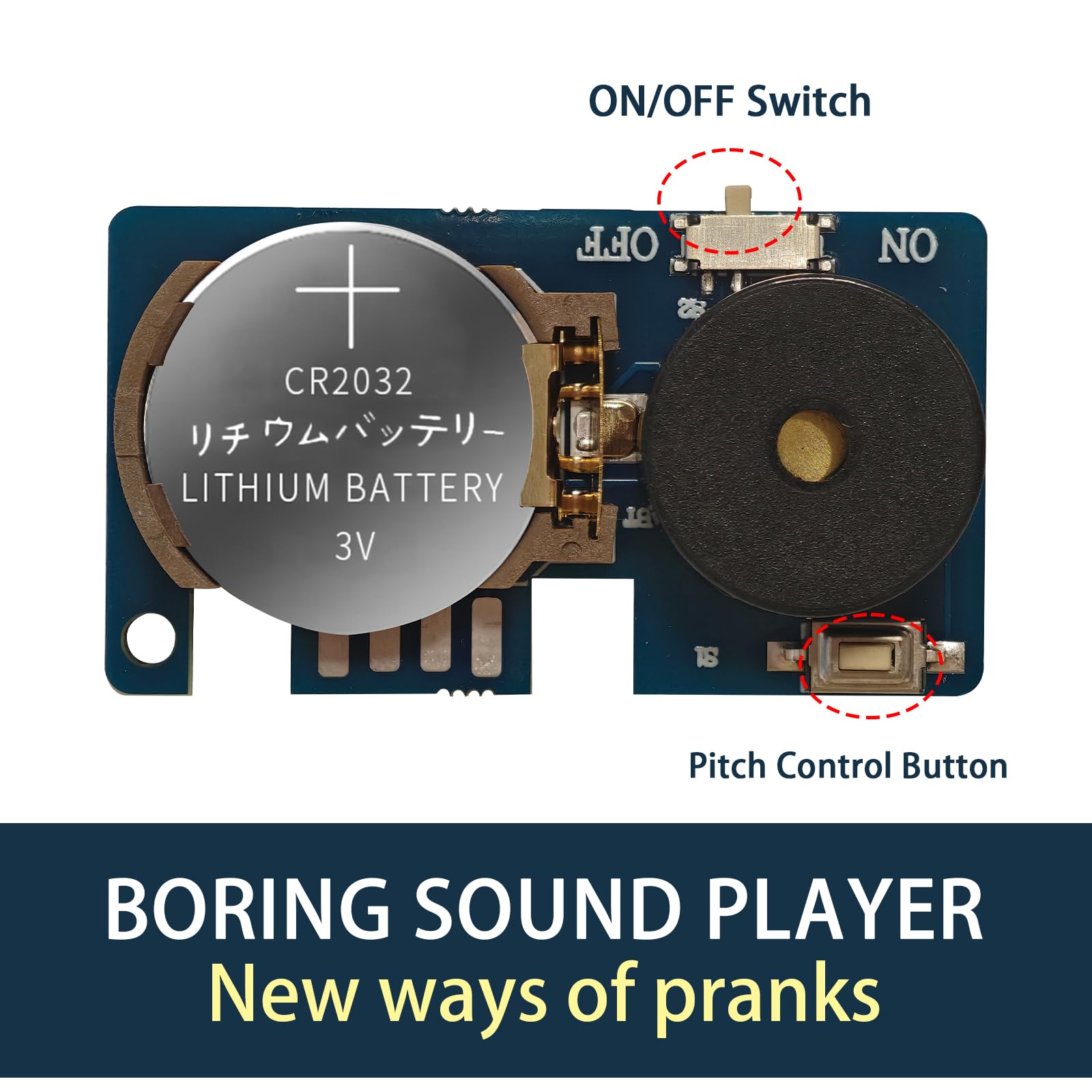 3PCS Cricket Noise Maker Prank Set, Hidden Prank Noise Maker Devices with 16 Sounds - Image 3