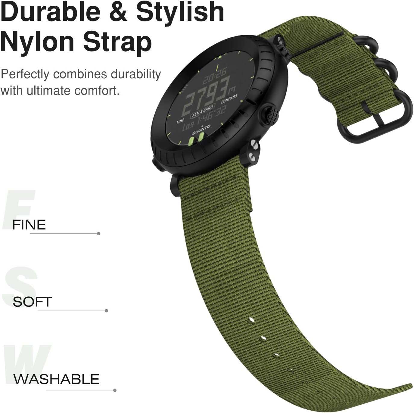 MoKo Compatible with Suunto Core Strap - Image 3