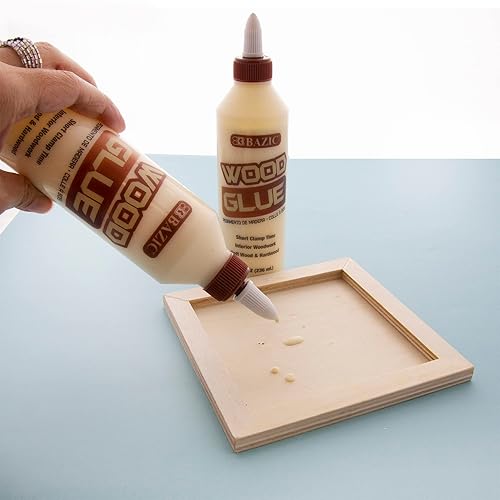 Miniatura 4 de BAZIC - Pegamento para madera, 8 onzas líquidas (8.0 fl oz), adhesivo de unión súper fuerte de color natural, para carpintería de madera blanda, 24