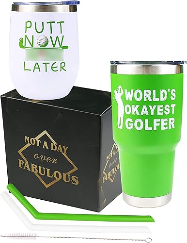 Miniatura 6 de VeryMerryMakering Regalos para amantes del golf, regalos divertidos para golfistas, ideas de regalos de golf, regalos de golf, vaso de golf, taza de