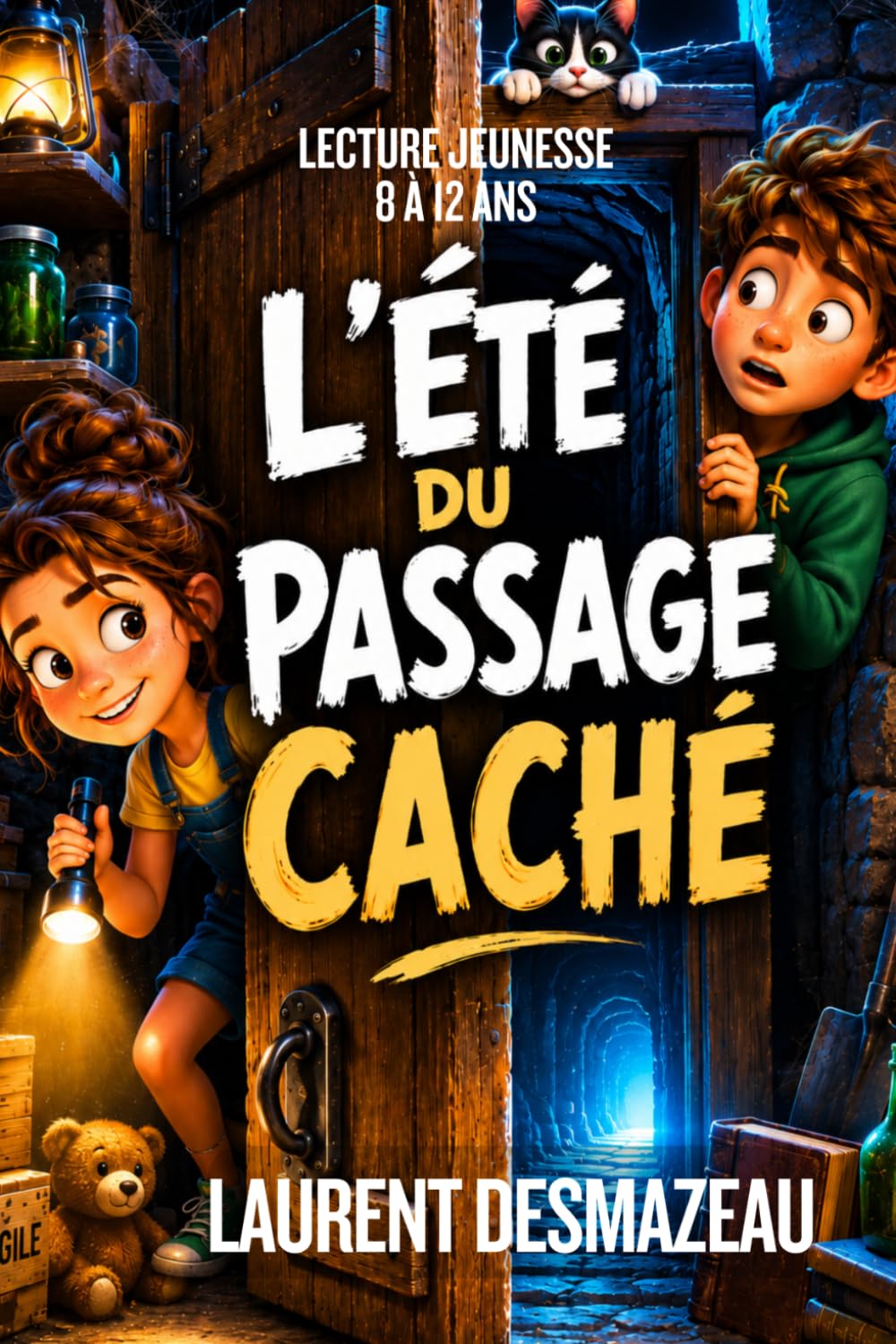 L’ÉTÉ DU PASSAGE CACHÉ: Le secret enfoui sous la maison n’attendait qu’eux… | Pour les enfants de 8 à 12 ans | (Lecture d’été pour enfants dès 8 ans)