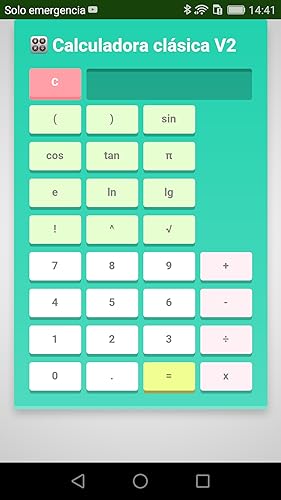 Calculadora clásica v2