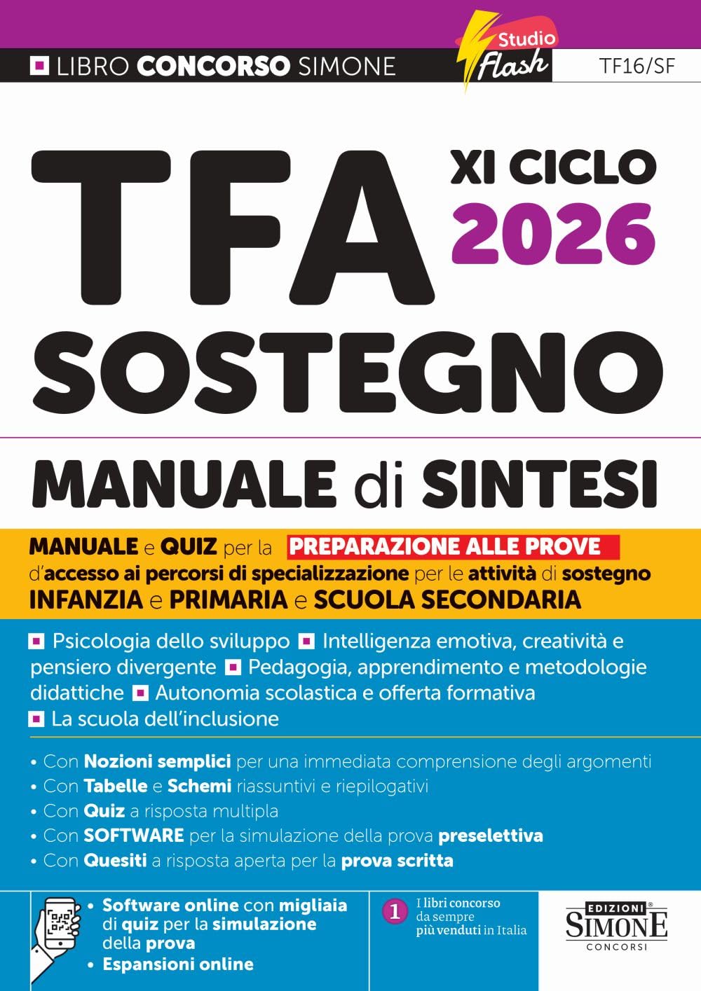 TFA XI Ciclo 2026 Sostegno - Manuale di Sintesi
