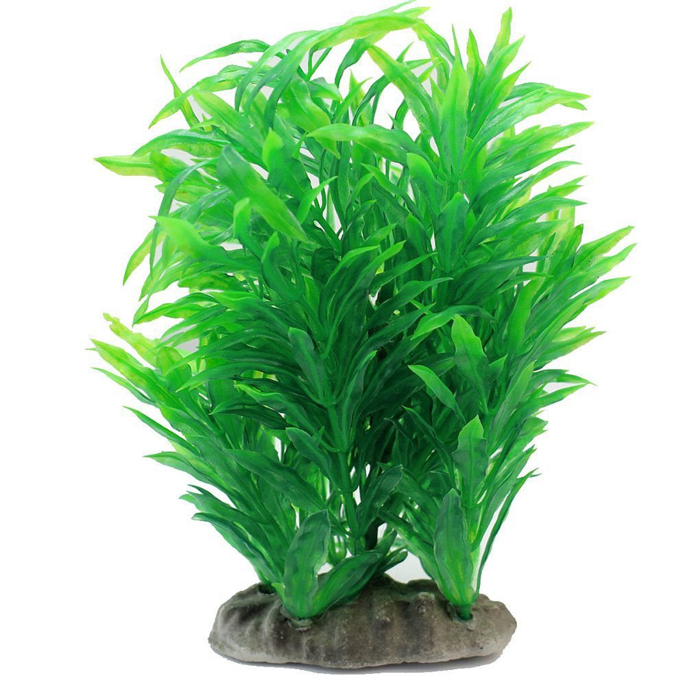 LUOEM Plantas acuáticas artificiales para decoración de acuario.