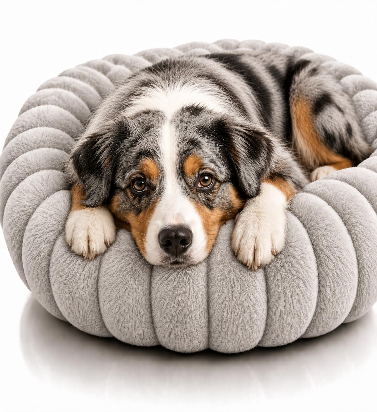 Panier anti stress chien chat lit apaisant lavable et douillet de 50cm à 90cm