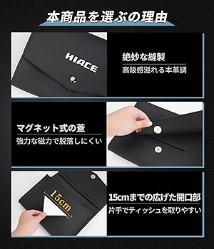 オーダー専用★ティッシュカバー♪シンプルタイプ Amazon | ハイエース 専用ティッシュカバー ボックス HIACE 専用