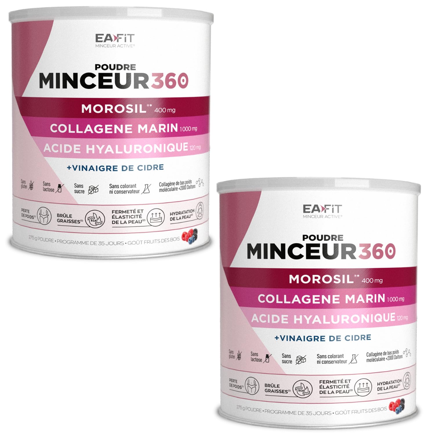 Morosil - Eafit Minceur 360 Poudre - Brule Graisse - Perte De Poids Extra