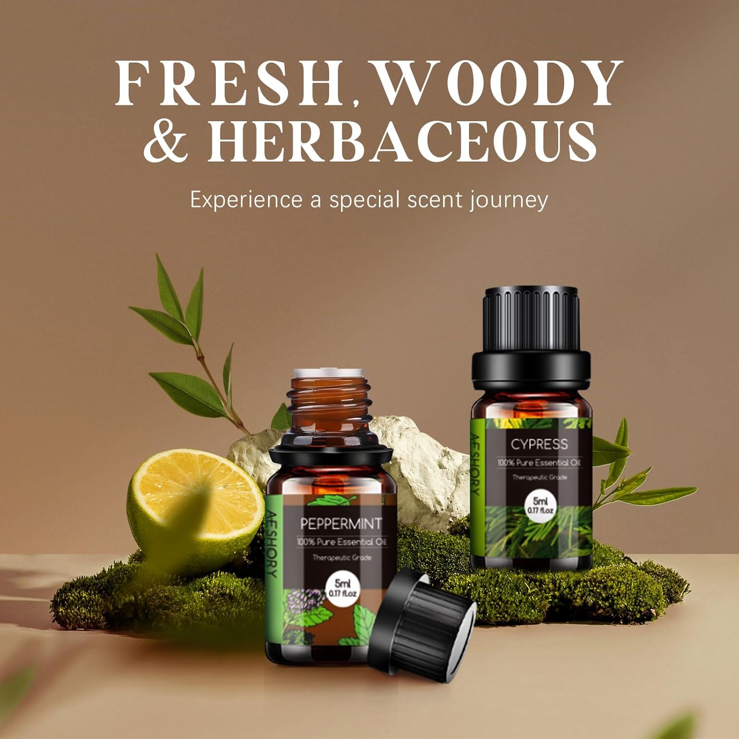 Essential Oils Set -28x5ml Fruity & Woody & Herbal Fragrance Oils Set for Candle Making, Soap Scents & Diffuser