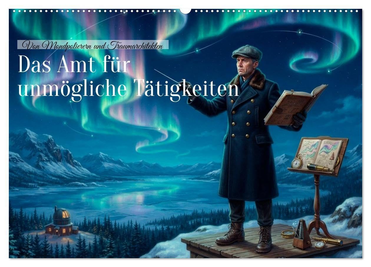 Das Amt für unmögliche Tätigkeiten (Wandkalender 2027 DIN A2 quer), CALVENDO Monatskalender: Surreale Berufe, die niemand kennt