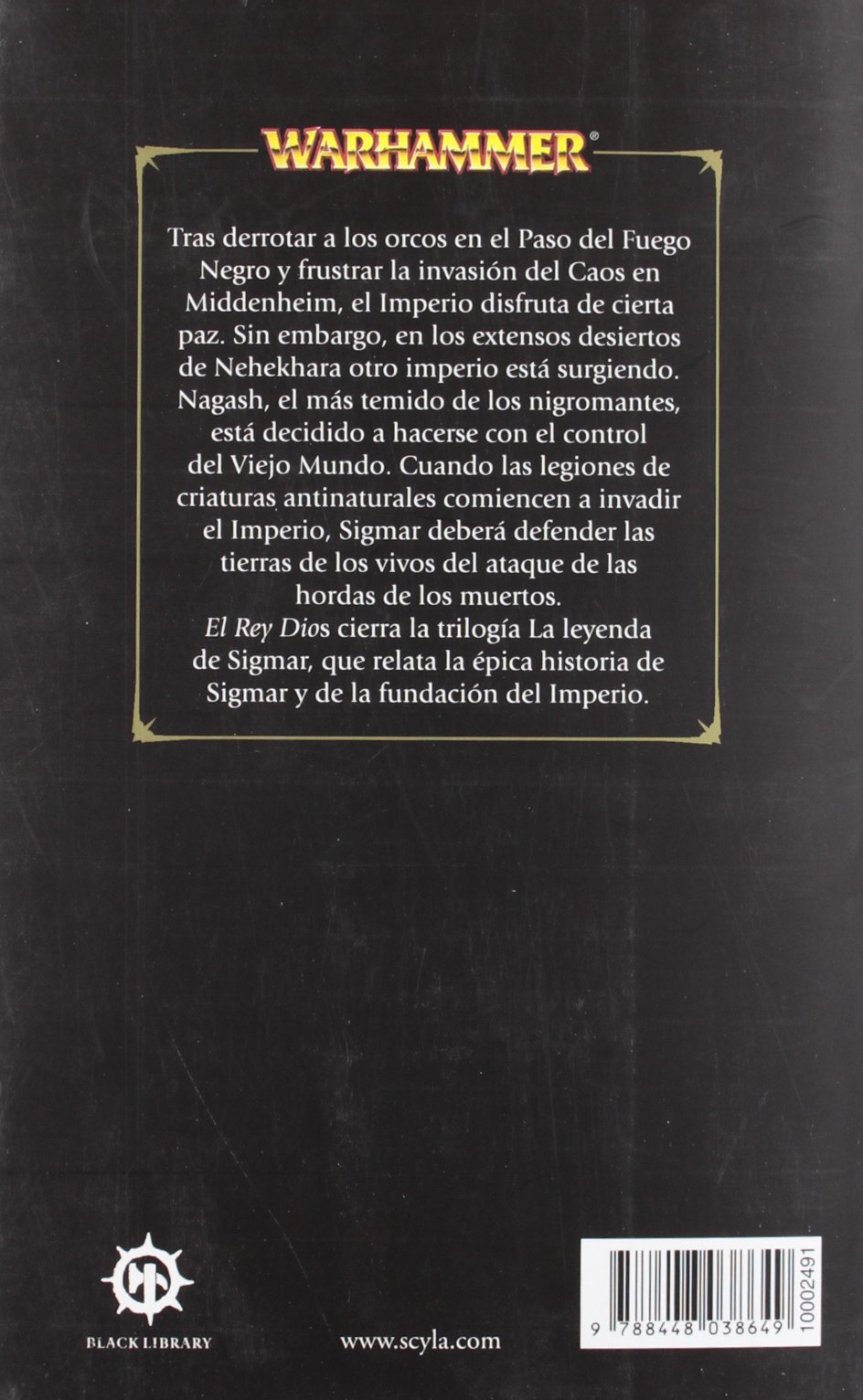 El Rey Dios: La leyenda de Sigmar. Libro III: 1 (NO Warhammer)
