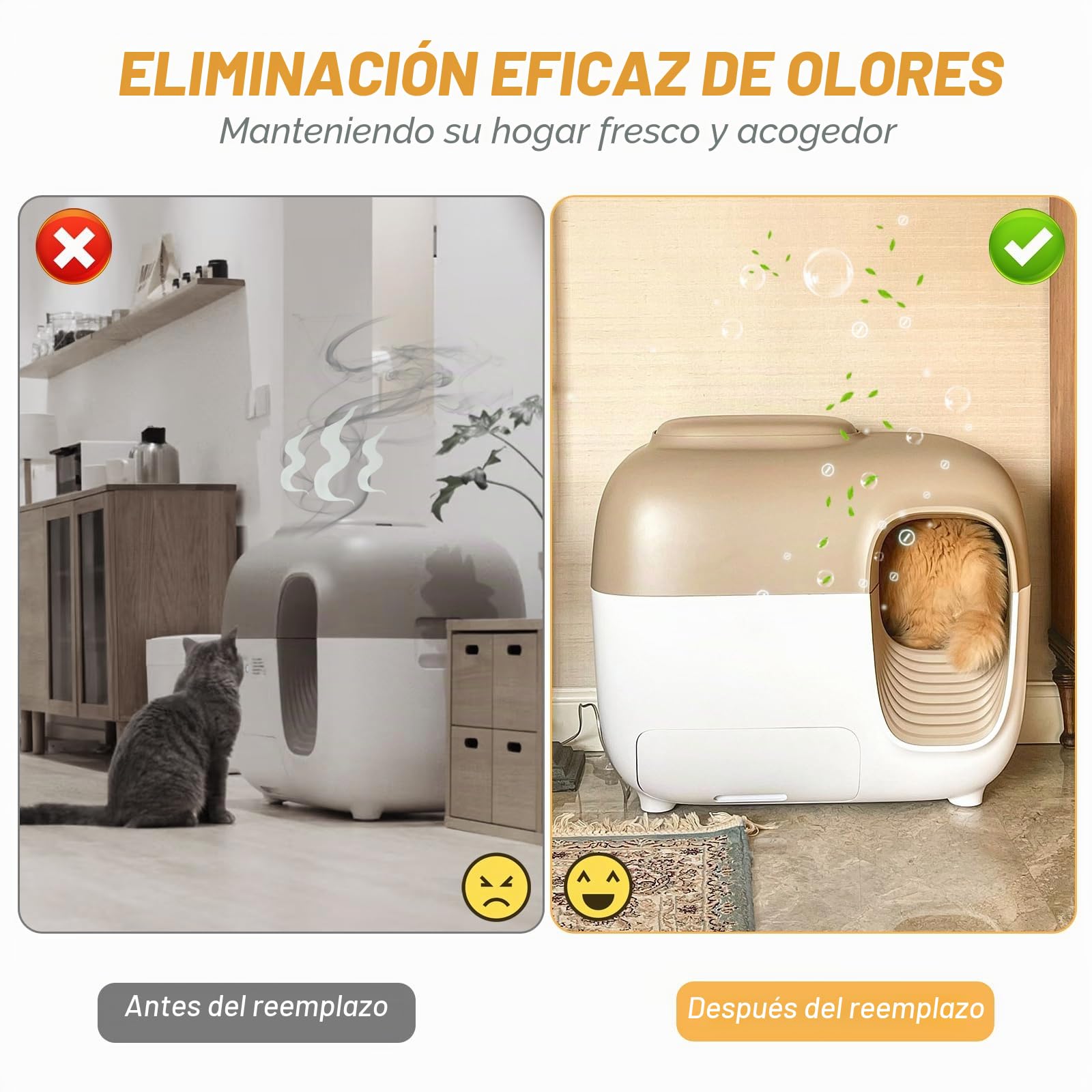 Caja de fragancia Robertet para PetSnowy Snow+ caja automática de arena para gatos, elimina los olores de la caja de arena