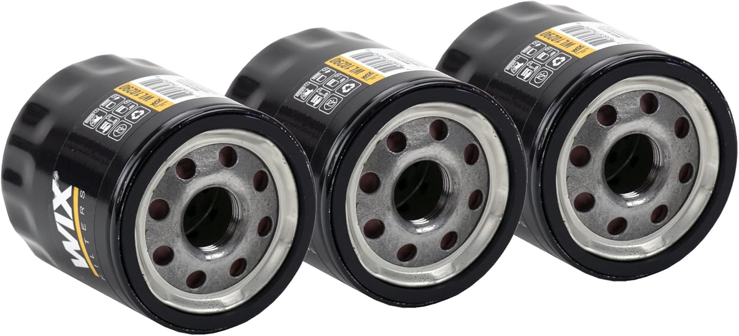 Set of 3 Engine Motor Oil Filters For Buick Cadillac Chevrolet GMC Acadia ATS Blazer Camaro Canyon Corvette CT6 CTS Encore GX Equinox Impala Regal TourX Spark Terrain Trailblazer FI Police