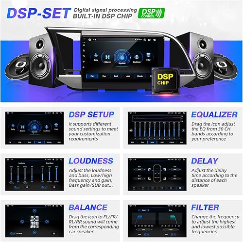 Miniatura 4 de para Elantra 2011 2012 2013 Android pantalla táctil compatible con Carplay Android Auto, radio de coche estéreo Bluetooth navegación reproductor