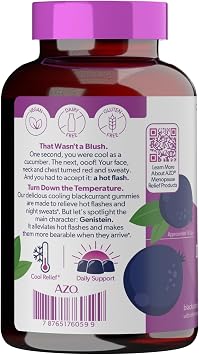 AZO Daytime Menopause Gummy for Women 30 Count