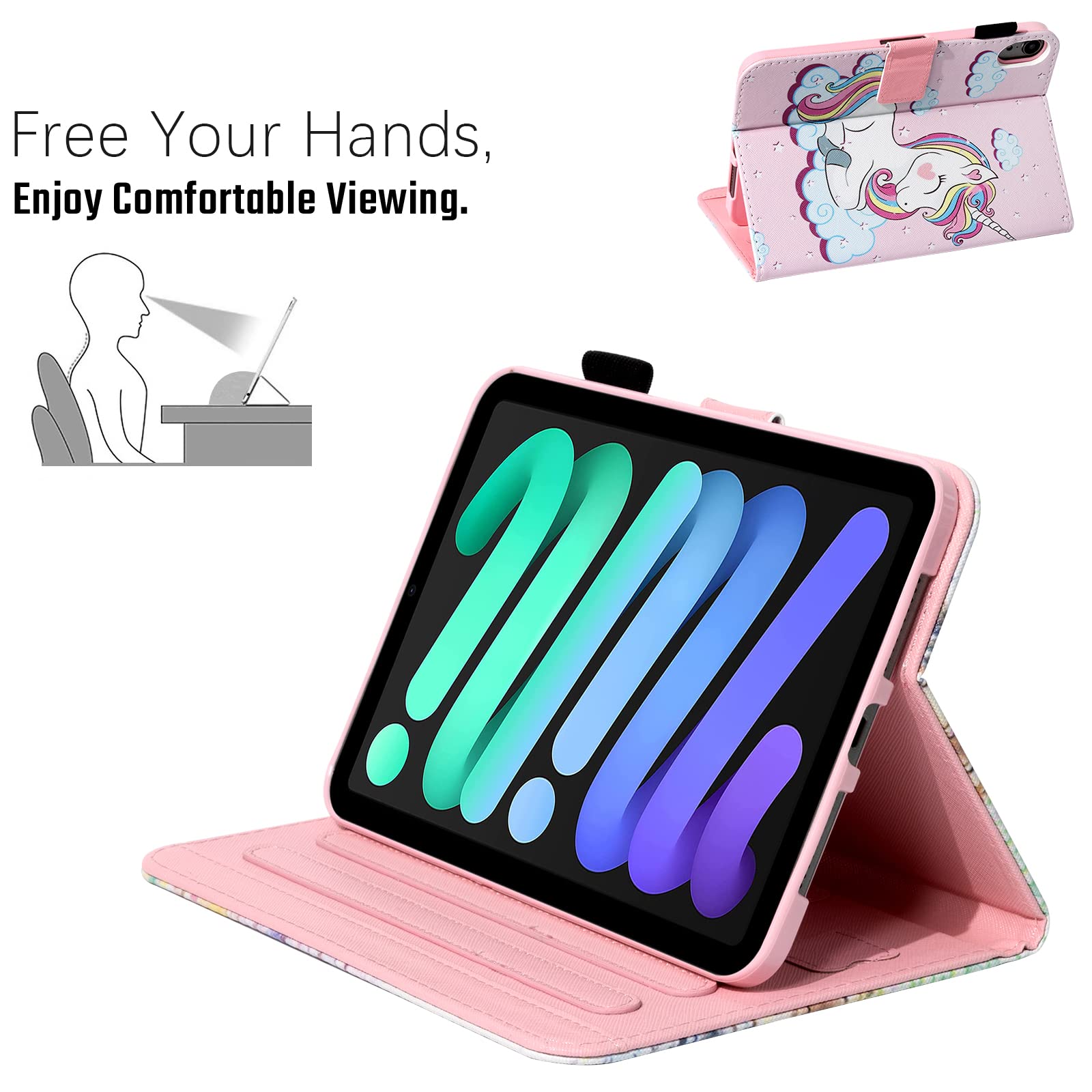 Amazon.com: Dteck for iPad mini 7 (A17 Pro, 7th Gen), Mini 6 (6th