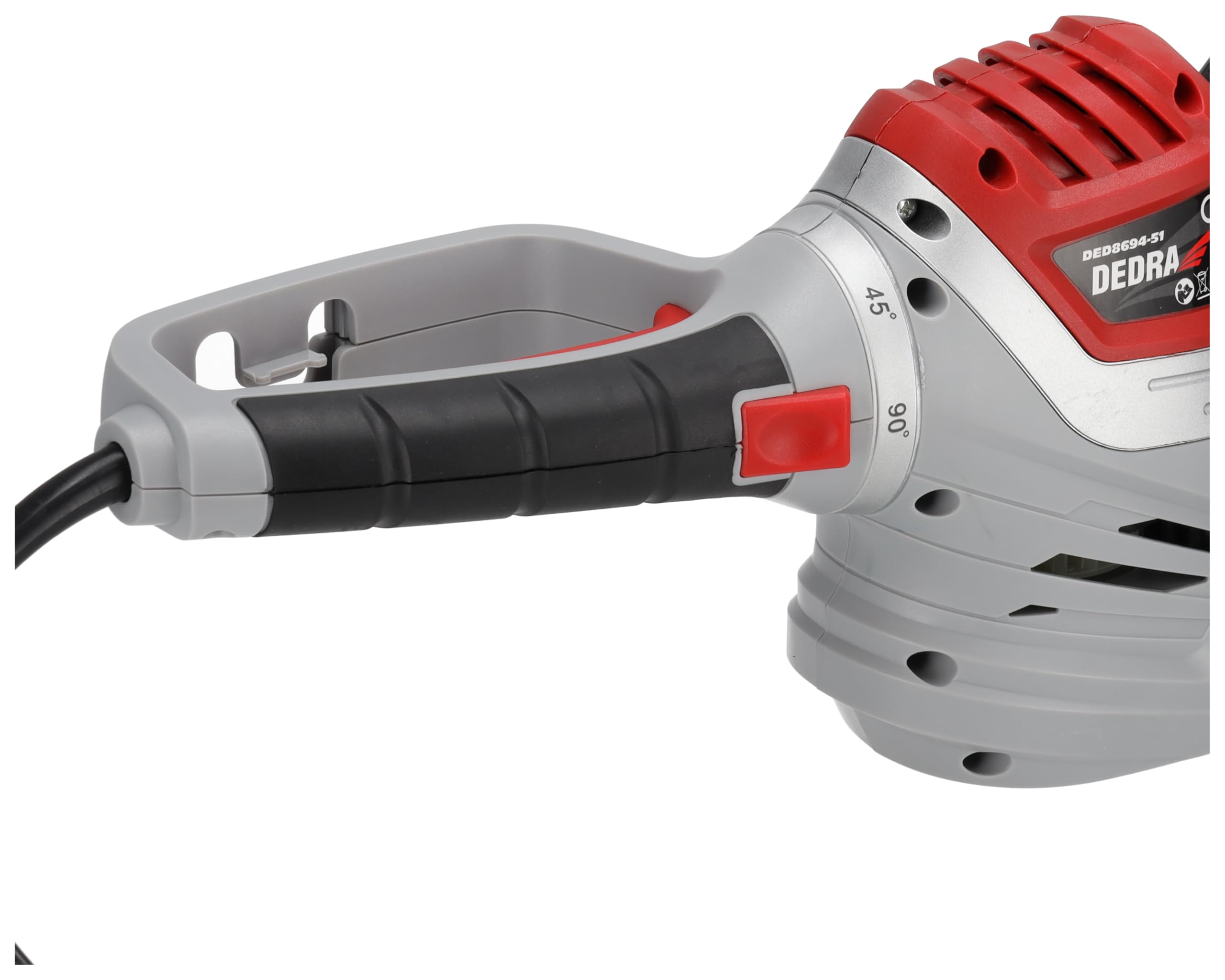 Tagliasiepi elettrico Garden Dedra DED8694-51, lama 550/510 mm, 600 W, manico girevole, potente e maneggevole per siepi, arbusti e giardino