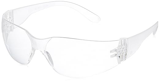 3M 11850 Safety Goggles Hard Coat Eye Protector Anti Pollution Goggles For Multipurpose Eyewear Use In Riding Motorcycle, Construction, Clear Transparent Goggles (Pack of 2)