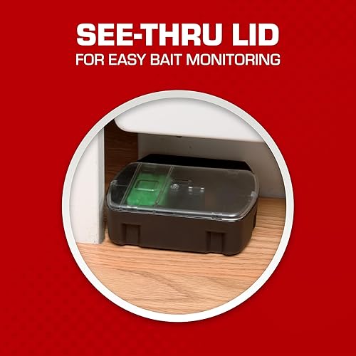 Miniatura 6 de Tomcat Mouse Killer - Estación recargable para uso en interiores resistente a los niños 1 estación con 32 cebos