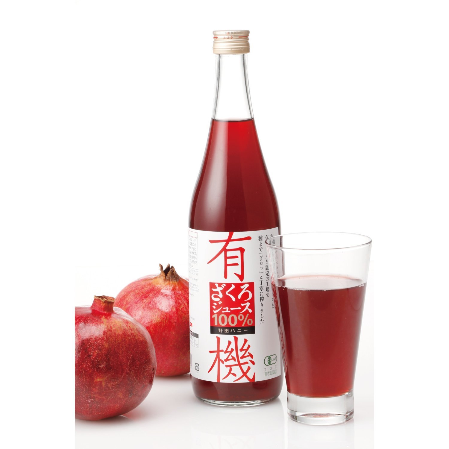 Amazon.co.jp: Organic Pomegranate Juice 100% 25.4 fl oz (710 ml) x