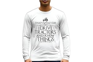 Rugged and Witty Farming Tractor Enthusiasts Long Sleeve T Shirt