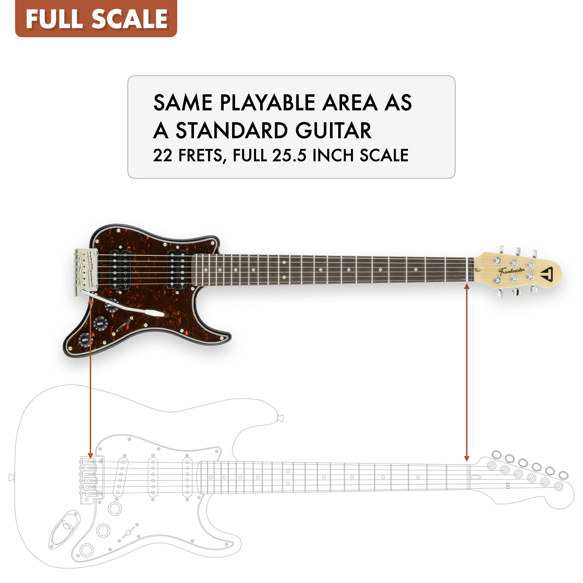 Amazon | Traveler Guitar Travelcaster Deluxe, Gloss Black | エレキ